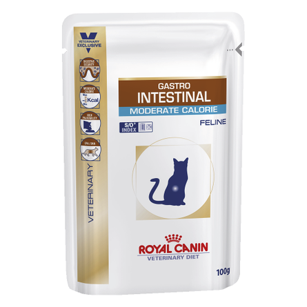 Royal Canin Gastro Intestinal Moderate Calorie Влажный лечебный корм для кошек при заболеваниях ЖКТ – интернет-магазин Ле’Муррр