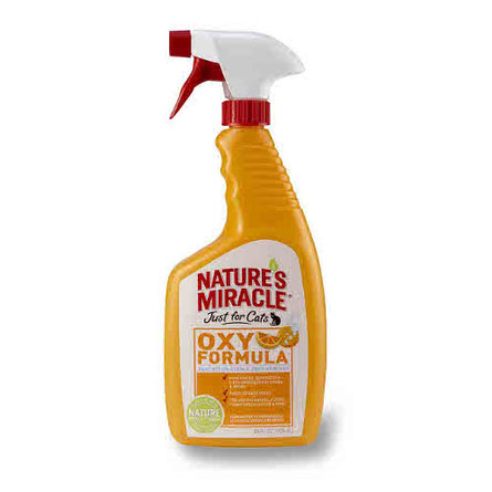 Nature's Miracle Orange-Oxy Stain & Odor Remover Спрей-уничтожитель пятен и запаха для кошек – интернет-магазин Ле’Муррр