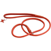 Collar Glamour Поводок-удавка круглый для собак, ширина 8 мм, длина 135 см, оранжевый – интернет-магазин Ле’Муррр